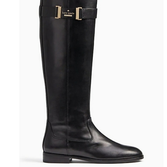Kate Spade Ronnie Black Riding Boot 5 nwt - Picture 4 of 5